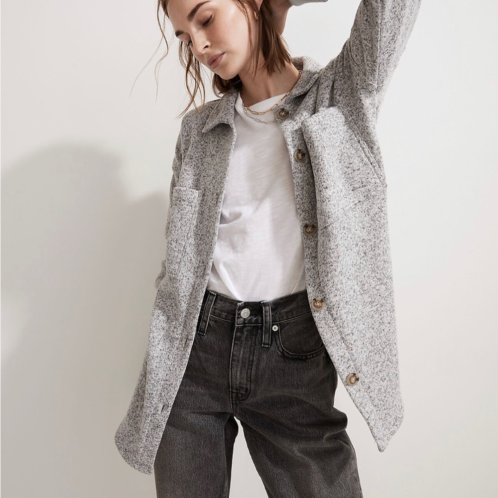 LIKE NEW MWL (Re)sourced Sweater Fleece Shirt-Jacket